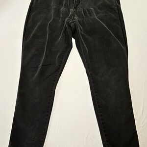 Seven7 Women’s 16 Black Stretch Skinny Jeans • Washed Charcoal Mid Rise